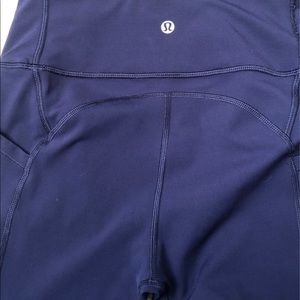 Lululemon all the right places crop sz6 navy